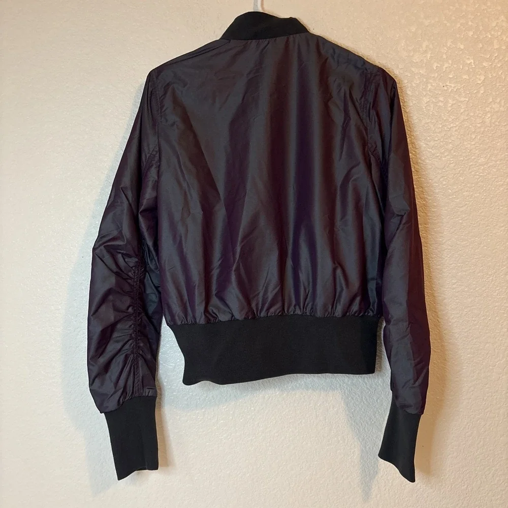 PUMA Iridescent‎ Bomber Jacket -Womens Size S Plum / Purple NWT